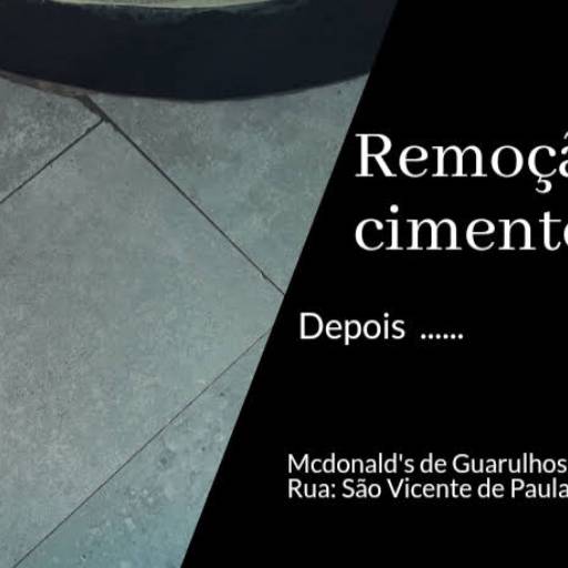 Remoção de Cimentos por LMG Limpeza