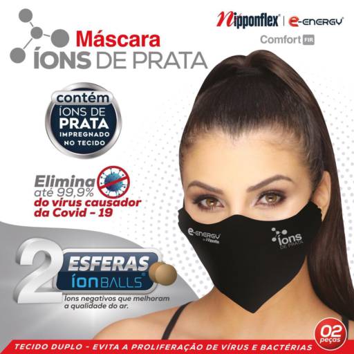 Máscara Íons de Prata