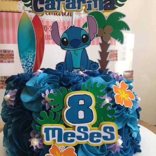 Bolo Mesversário 1 kg e meio em Bauru! por Delícias Demarchi