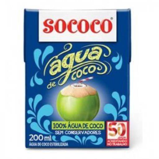 ÁGUA DE COCO SOCOCO 200ML  por Prime Bebidas agora é Primare Bebidas e Eventos
