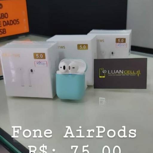 Comprar o produto de Fone Airpods em Fones de Ouvido pela empresa Luan Cell em Cerquilho, SP por Solutudo