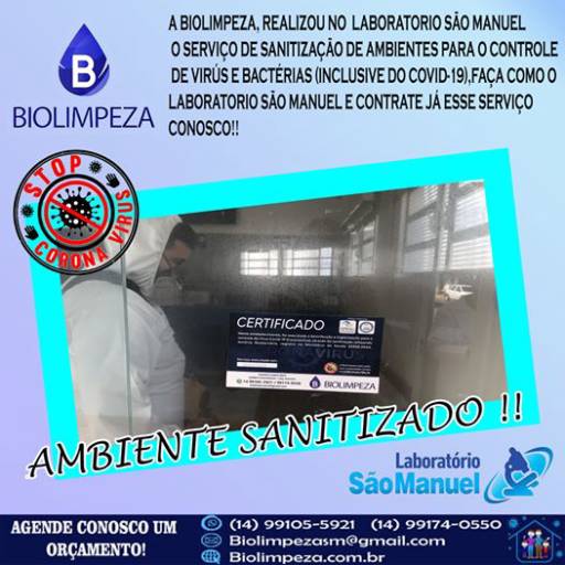 Sanitização em Empresas contra Coronavírus por Biolimpeza Lençóis Paulista