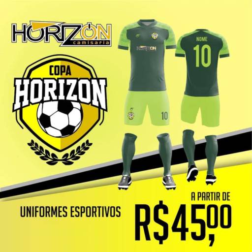 Comprar o produto de Uniformes Esportivos Profissionais  em Uniformes pela empresa Horizon em Manaus, AM por Solutudo