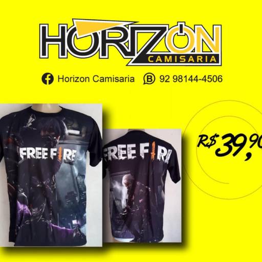Comprar o produto de Camisetas em Camisetas e Blusas pela empresa Horizon em Manaus, AM por Solutudo