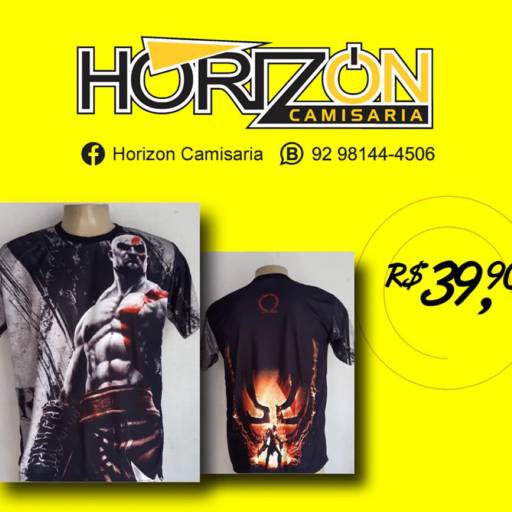 Comprar o produto de Camisetas em Camisetas e Blusas pela empresa Horizon em Manaus, AM por Solutudo