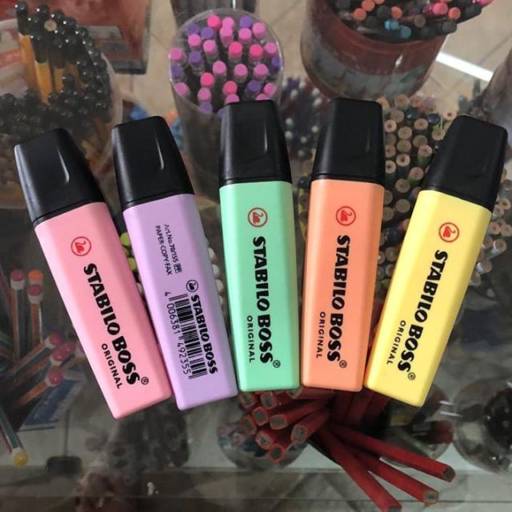 Marca-texto Stabilo Pastel por Cw Rangel Armarinho E Acessorios Ltda