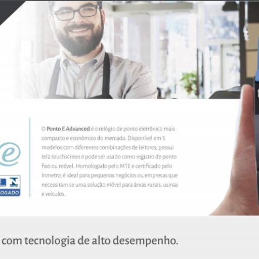 PONTO E ADV – Portátil por Ogis Tecnologia em Sistemas - Relógios de Ponto e Catracas de Acesso