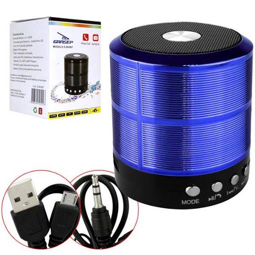 Caixinha de Som com Bluetooth por Viana Sat Eletrônica