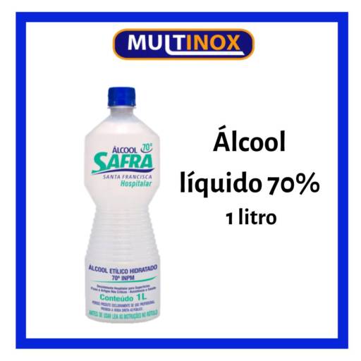 Álcool Líquido 70% por Multinox Utilidades Do Lar E Comercio Ltda