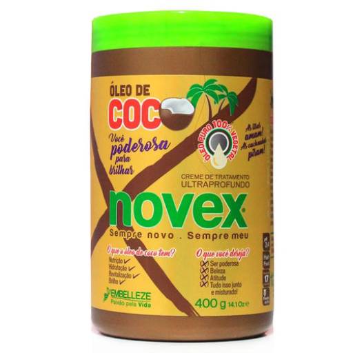 Mascara Novex Óleo De Coco por Drogaria do Trabalhador