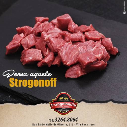 Comprar o produto de Strogonoff em Carnes pela empresa Frangolândia - Boutique da Carne em Lençóis Paulista, SP por Solutudo