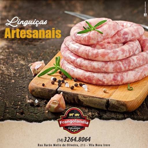 Comprar o produto de Linguiças Artesanais em Carnes pela empresa Frangolândia - Boutique da Carne em Lençóis Paulista, SP por Solutudo