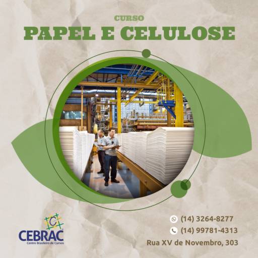 Comprar o produto de Papel e Celulose em Cursos pela empresa CEBRAC - Centro Brasileiro de Cursos em Lençóis Paulista, SP por Solutudo