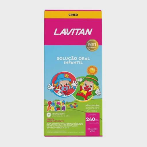 Lavitan Kids sabor Tutti-Frutti 240ml - Cimed
