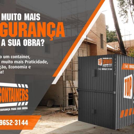Comprar o produto de Locação de Containers em Locação de Equipamentos pela empresa Top Containers do Brasil em Bauru, SP por Solutudo