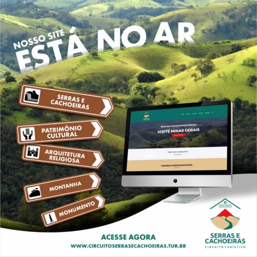 Lançamento do Site  por Circuito Turístico Serras e Cachoeiras