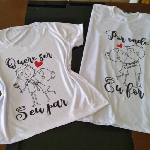 Estampas de camisetas para casal por FN Camisetas Personalizadas