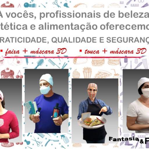 Faixa + Máscara 3D por Fantasia & Folia