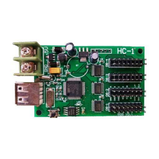 Controladora Pequenos Painéis Full Color Hc-1 Hub 8 por S&S Produtos Eletrônicos