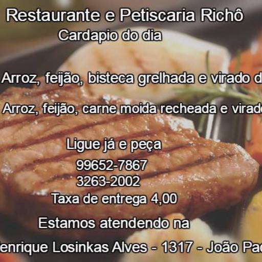 Comprar o produto de Bisteca em Alimentos e Bebidas pela empresa Restaurante Richô em Lençóis Paulista, SP por Solutudo