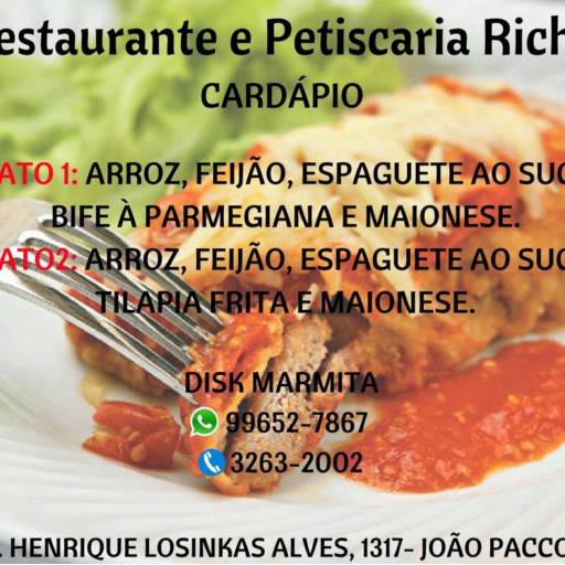 Comprar o produto de Bife á Parmegiana em Alimentos e Bebidas pela empresa Restaurante Richô em Lençóis Paulista, SP por Solutudo