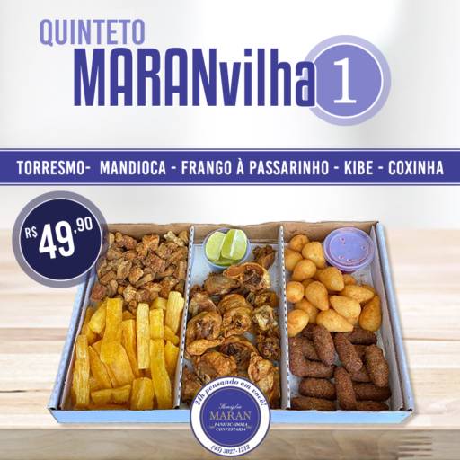 Comprar o produto de Quinteto MARANvilha 1 em Alimentos pela empresa Famiglia Maran Panificadora, Confeitaria e Restaurante 24h em Foz do Iguaçu, PR por Solutudo