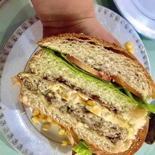 Burguer Chicken Bacon Com Batata Rústica por Restaurante e Lanchonete - Sabor da Tilápia