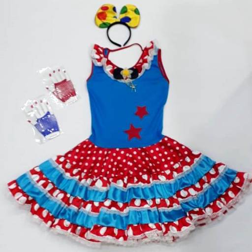 2513 - Palhacinha adulto (tamanho 42) em Tietê, SP por Fantasia & Folia