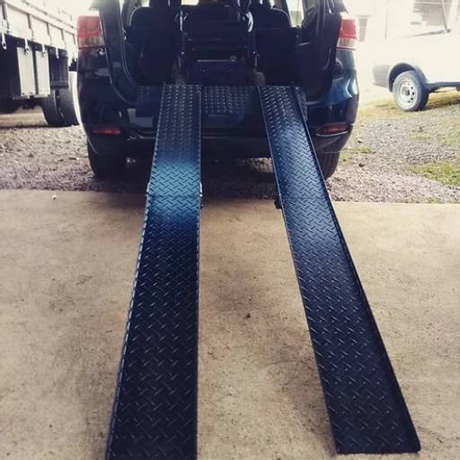 Rampa dobrável para cadeira de rodas