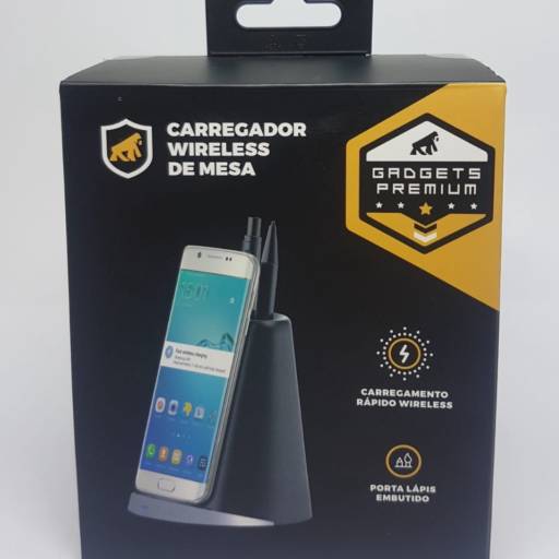 Comprar o produto de Carregador wireless Gorila Shield em Carregadores pela empresa Infozcell Assistencia Técnica Conserto de Celular - Shopping Jl  em Foz do Iguaçu, PR por Solutudo