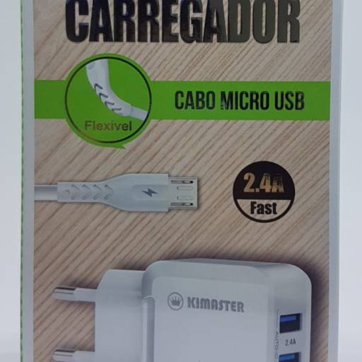 Comprar o produto de Kit Carregador Micro usb KT608X em Carregadores pela empresa Infozcell Assistencia Técnica Conserto de Celular - Shopping Jl  em Foz do Iguaçu, PR por Solutudo