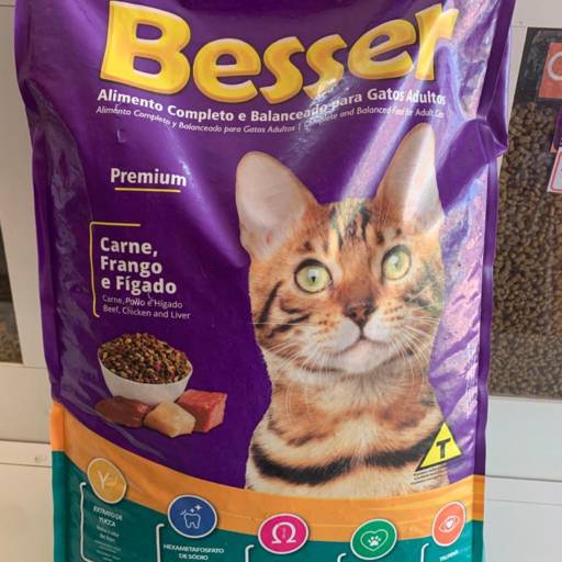 Comprar o produto de Ração Besser - Saco de 10Kg em Ração para Gatos pela empresa Belazac Pet Shop em Santa Cruz do Rio Pardo, SP por Solutudo