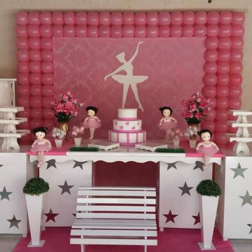 Decoração Bailarina por Pequenino Festas