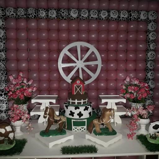 Decoração Fazendinha por Pequenino Festas