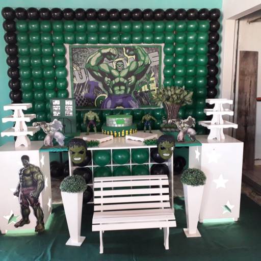 Decoração do Hulk