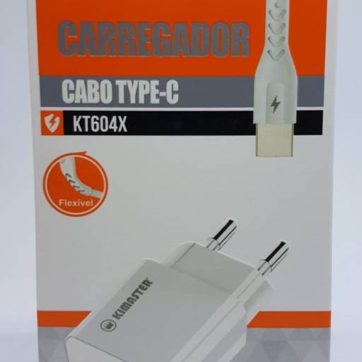 Comprar o produto de Kit Carregador Tipo C KT604X em Carregadores pela empresa Infozcell Assistencia Técnica Conserto de Celular - Shopping Jl  em Foz do Iguaçu, PR por Solutudo