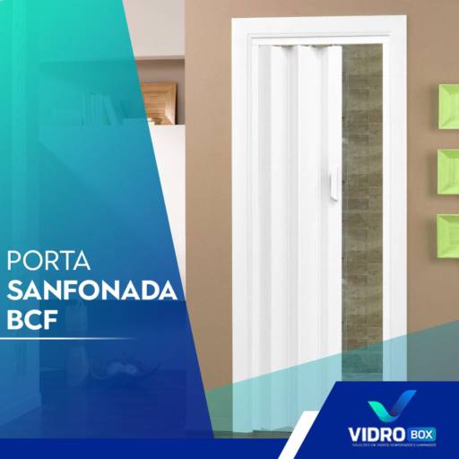 Porta Sanfonada por Vidrobox Vidros Temperados