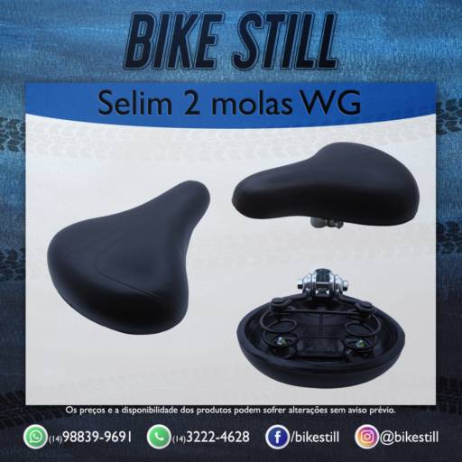 Comprar o produto de Selim 2 molas WG em Ciclismo pela empresa Bicicletaria Bike Still  em Bauru, SP por Solutudo