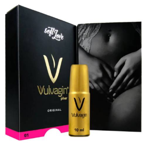 Perfume Íntimo Vulvagin com Feronômio e Funções (Soft Love)