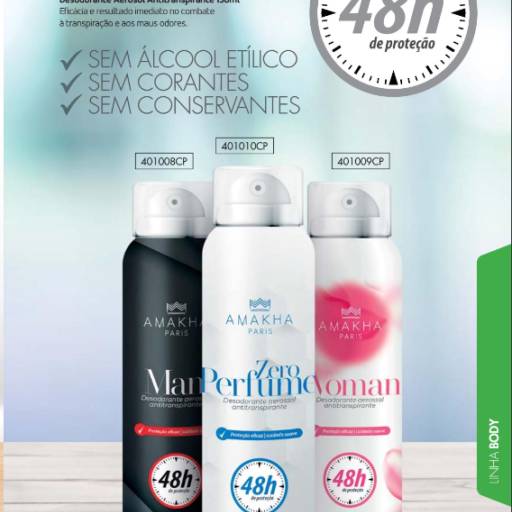 Linha Body por Sheila Moreno Perfumes e Cosméticos