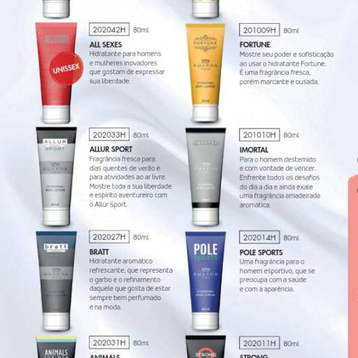 Cremes e Hidratantes. por Sheila Moreno Perfumes e Cosméticos