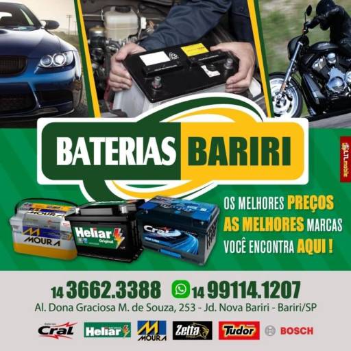 Baterias Cral por Baterias Bariri