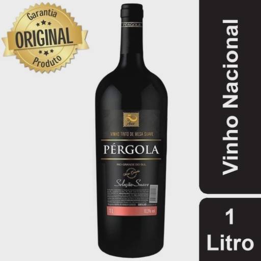 Vinho Pérgola 1L R$18,00