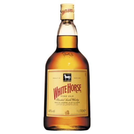 Comprar o produto de White Horse 1L R$75,00 em Bebidas Alcoólicas  pela empresa Hermanos Distribuidora em Brasília, DF por Solutudo