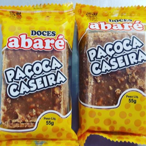 Doce sabor paçoca de amendoim 55g R$1,50