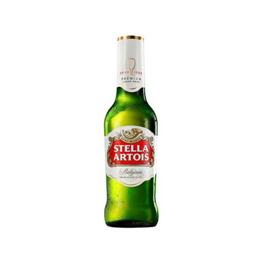 Comprar o produto de Stella Artois 330ml long neck unidade R$ 6,00 - Caixa com 6 R$31,00 em Cervejas pela empresa Hermanos Distribuidora em Brasília, DF por Solutudo