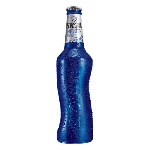 Comprar o produto de Skol beats long neck Unidade R$6,00 azul - Caixa com 6 R$30,00  em Cervejas pela empresa Hermanos Distribuidora em Brasília, DF por Solutudo