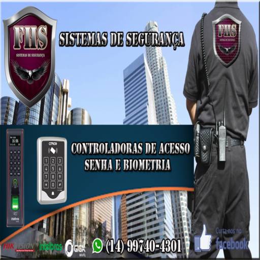 Controladoras de Acesso senha e biometria