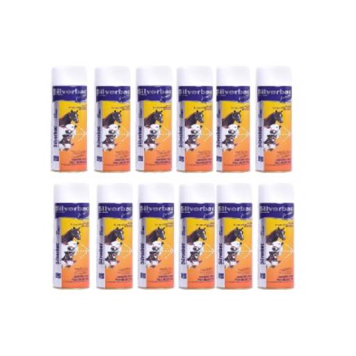 Kit 12 Silverbac Prata Aerosol - 500gr por Almeida Agro Pet