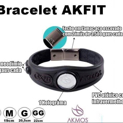 Comprar o produto de Bracelet Akfit em Cosméticos e Cuidado Pessoal pela empresa Suprimentos Vieira em Joinville, SC por Solutudo